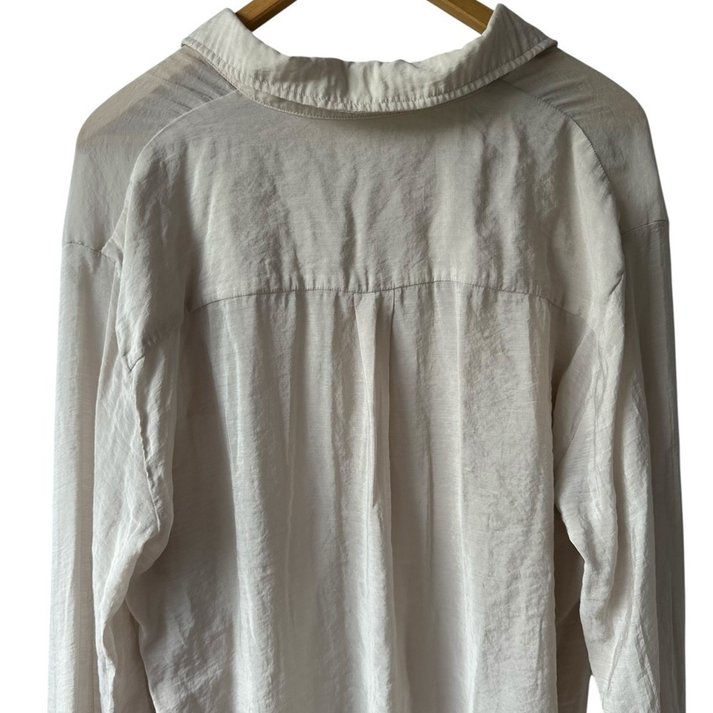 By Together Long Sleeve Button Up Blouse Shirt - Picture 7 of 14